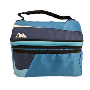 Artic Zone Insulated Expandable Lunch Box Blue